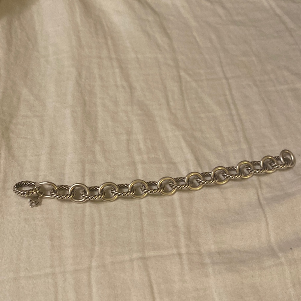David Yurman oval link chain sterling silver 12mm